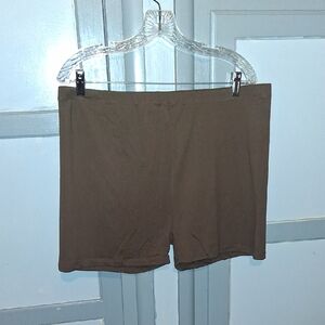 Amazon Women’s Brown High-Waist Bike Shorts